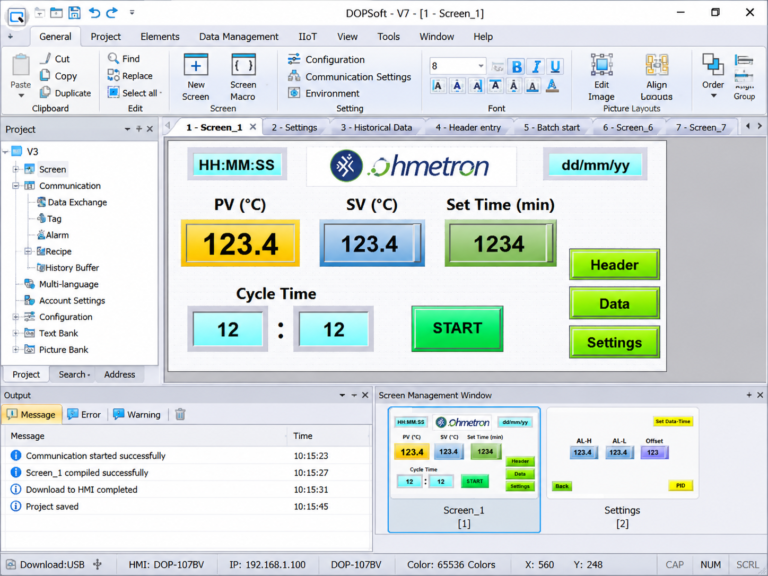 Delta HMI